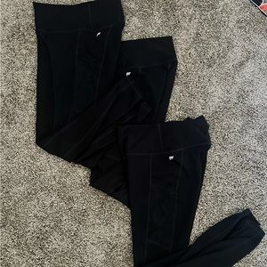 Black Fabletics Pocket Leggings Extra Small